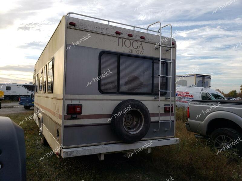 FORD ECONOLINE 1990 white  gas 1FDKE30G6LHA44045 photo #4