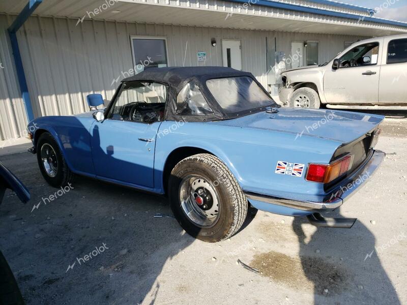 TRIUMPH CAR TR6 1973 blue   CF7547U photo #3