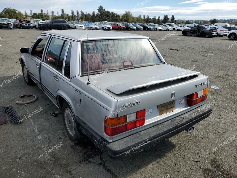 VOLVO 740 GLE 1987 gray  gas YV1FX8842H1185499 photo #3