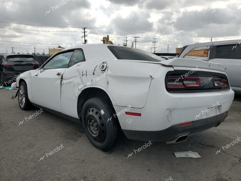 DODGE CHALLENGER 2022 white  flexible fuel 2C3CDZKG1NH227303 photo #3