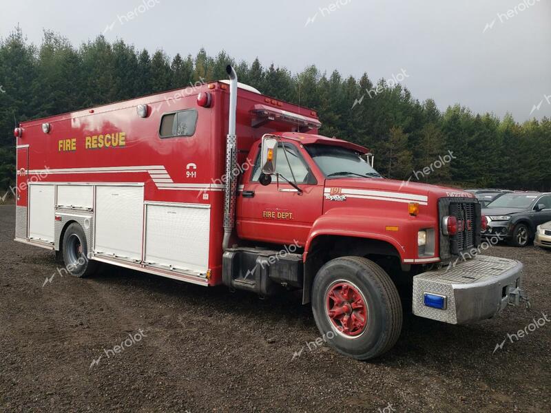 GMC TOPKICK C7 1996 red  diesel 1GDP7H1J6TJ510976 photo #1