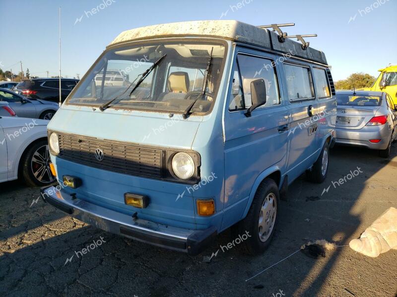 VOLKSWAGEN KOMBI CAMP 1981 blue utility gas WV2ZA0256BH031840 photo #1