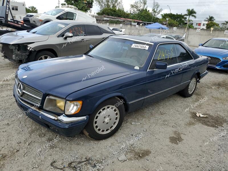 MERCEDES-BENZ 380-CLASS 1984 blue   WDB1260431A045192 photo #1