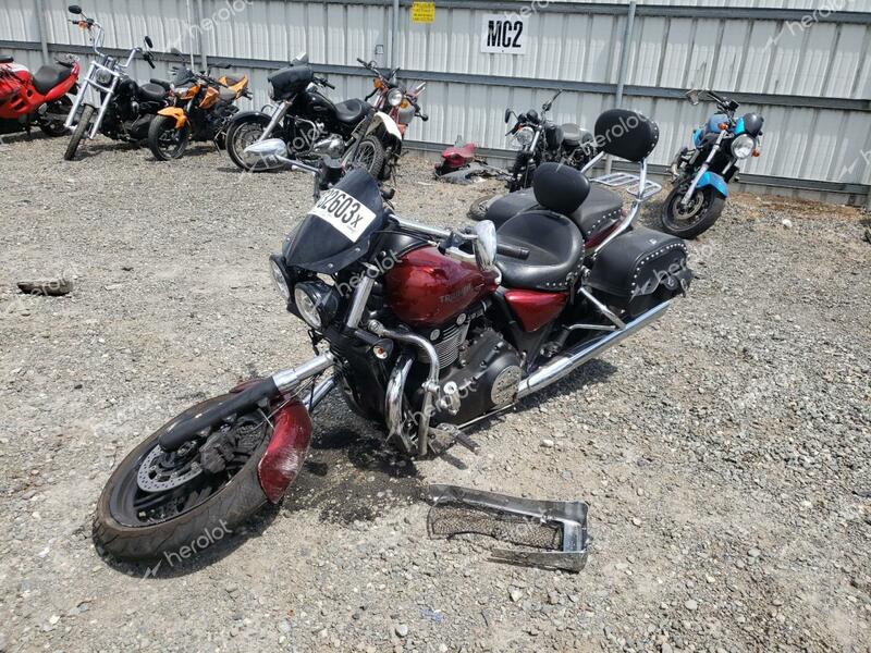 TRIUMPH MOTORCYCLE THUNDERBIR 2017 red  gas SMTB03WF8HJ790032 photo #3