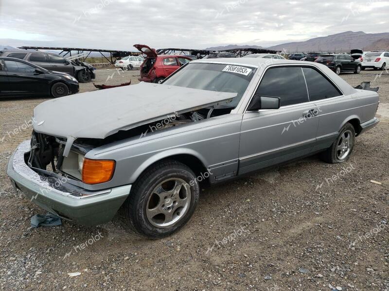 MERCEDES-BENZ 380 SEC 1982 silver  gas WDBCA43A6CB001523 photo #1