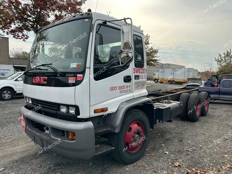 GMC T-SERIES F 2001 white tilt cab diesel 1GDT7C4C11J513778 photo #3