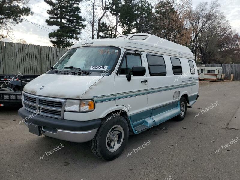 DODGE RAM VAN B3 1997 white  gas 2B6KB31Y8VK553515 photo #3