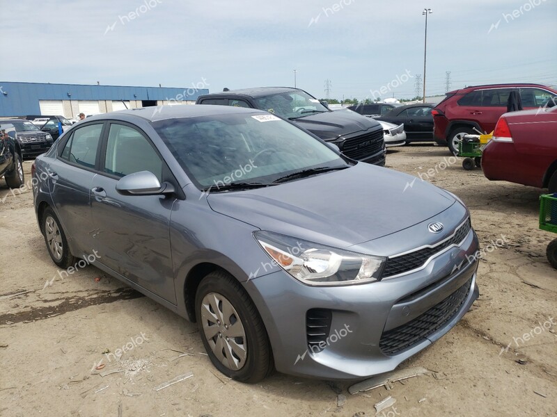 KIA RIO LX 2020 gray  gas 3KPA24AD4LE321848 photo #1