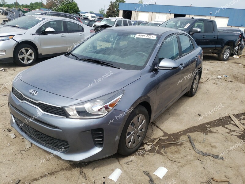 KIA RIO LX 2020 gray  gas 3KPA24AD4LE321848 photo #3