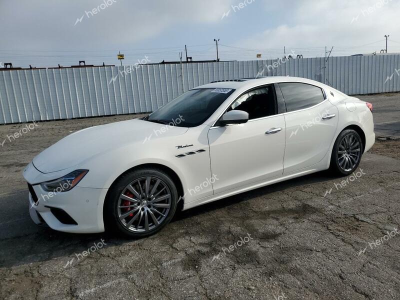 MASERATI GHIBLI MOD 2023 white  gas ZAM57YSMXPX423620 photo #1