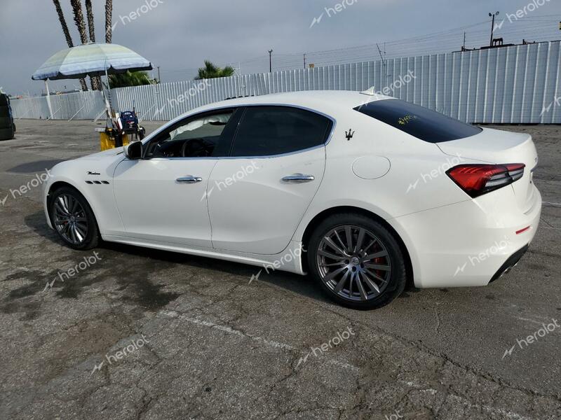 MASERATI GHIBLI MOD 2023 white  gas ZAM57YSMXPX423620 photo #3