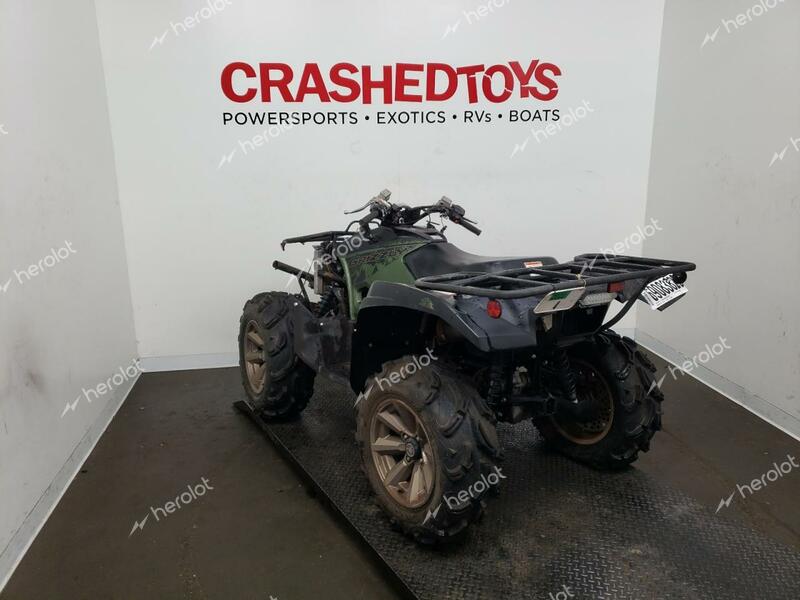 YAMAHA YFM700 G 2021 green  gas 5Y4AMK235MA105684 photo #4