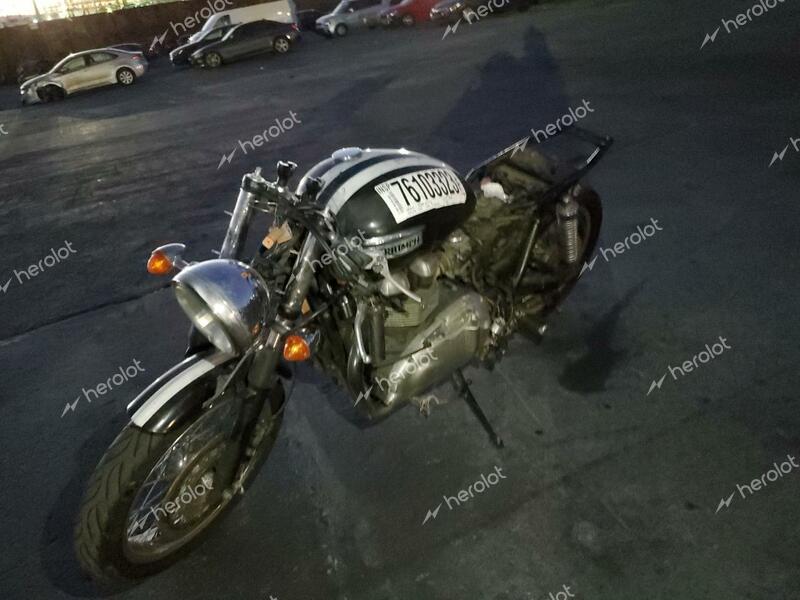 TRIUMPH MOTORCYCLE THRUXTON 2014 black  gas SMT920K10ET620099 photo #3