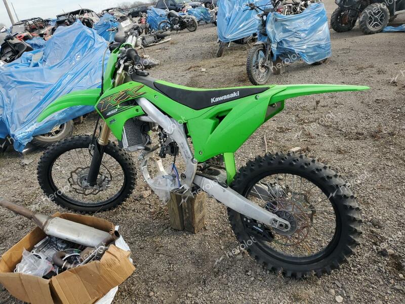 KAWASAKI KX450 F 2020 green  gas JKAKXGJC1LA012947 photo #4