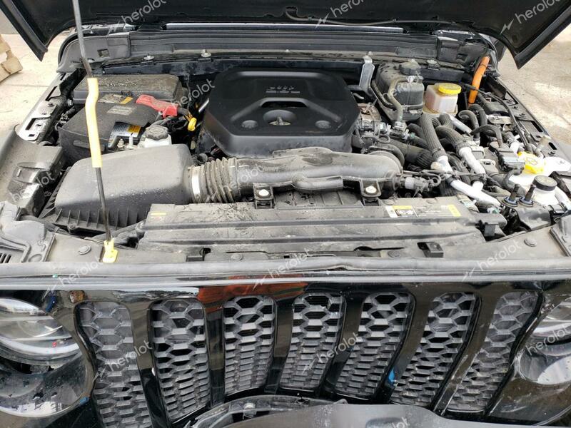 JEEP WRANGLER 4 2023 black  hybrid engine 1C4JJXN65PW629042 photo #4