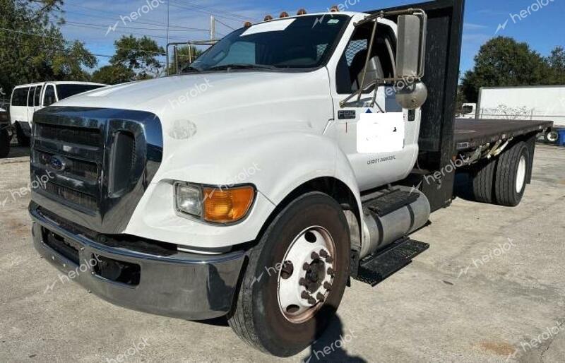 FORD F650 SUPER 2013 white conventi diesel 3FRNF6FB5DV016727 photo #3