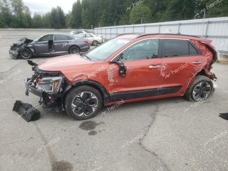 KIA NIRO WAVE 2023 orange  electric KNDCT3L14P5019061 photo #1