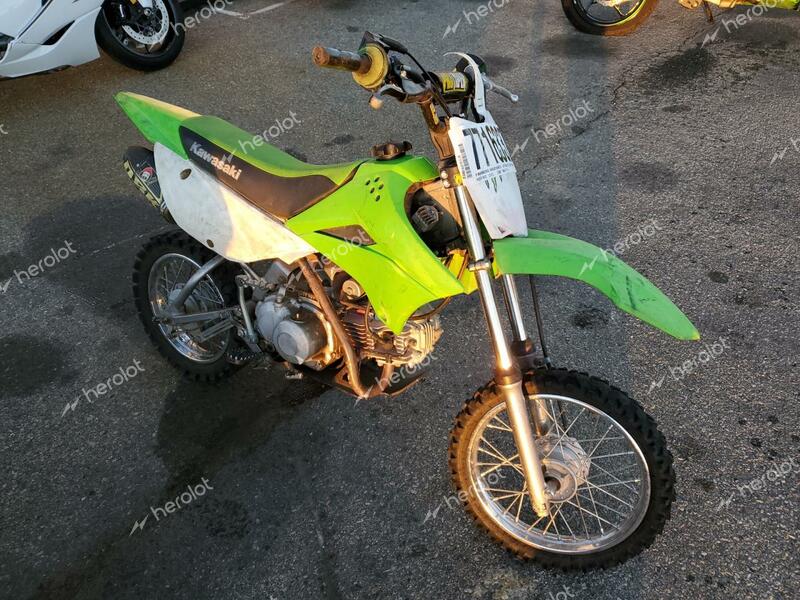 KAWASAKI KLX110 D 2019 green  gas JKALXSD31KDAB6964 photo #1