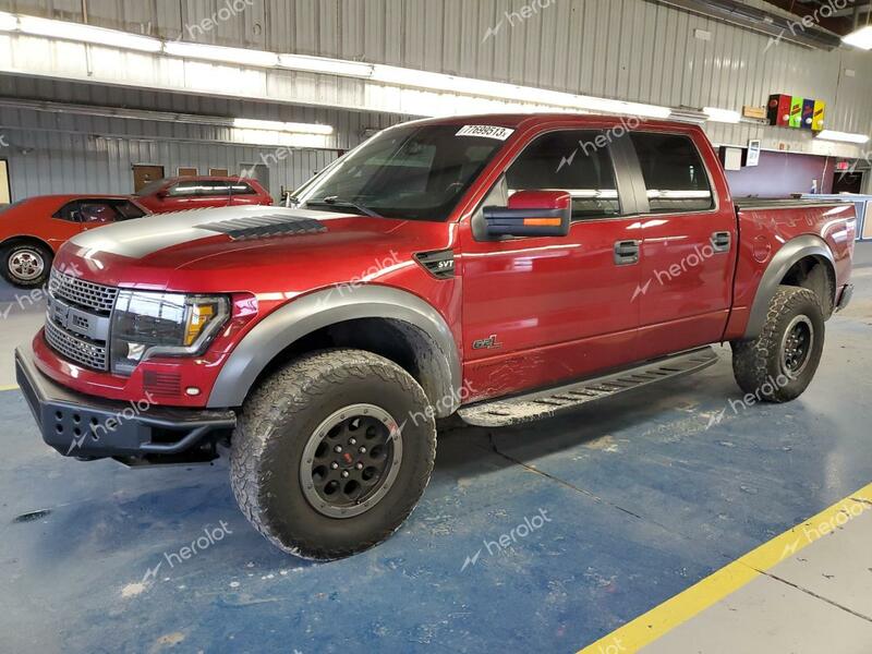 FORD F150 SVT R 2014 burgundy  gas 1FTFW1R62EFC84810 photo #1