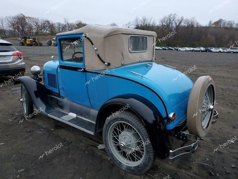 FORD MODEL A 1929 blue   A2565808 photo #3