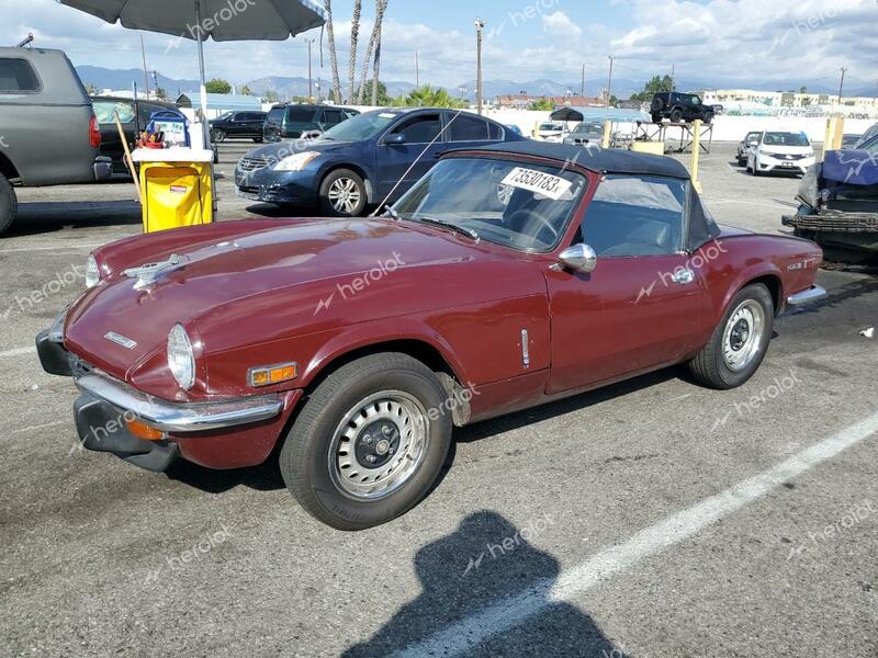 TRIUMPH CAR SPITFIRE 1972 burgundy   FK41369U photo #1