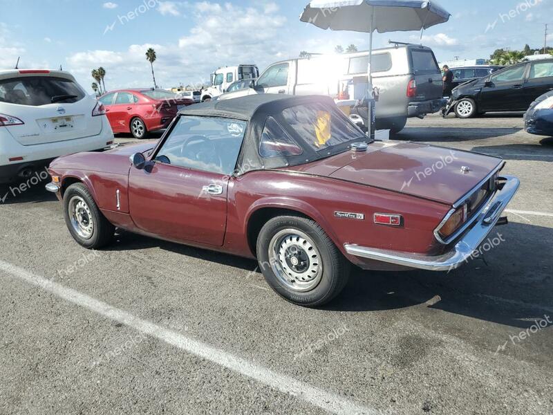 TRIUMPH CAR SPITFIRE 1972 burgundy   FK41369U photo #3