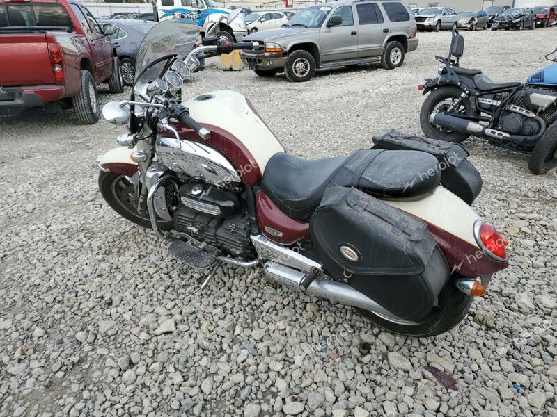 TRIUMPH MOTORCYCLE ROCKET III 2006 maroon road/str gas SMTC01L406J268925 photo #4