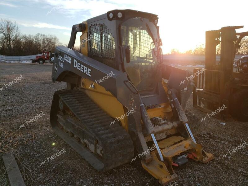 JOHN DEERE SKIDSTEER 2018 yellow   NOVNPLT photo #1