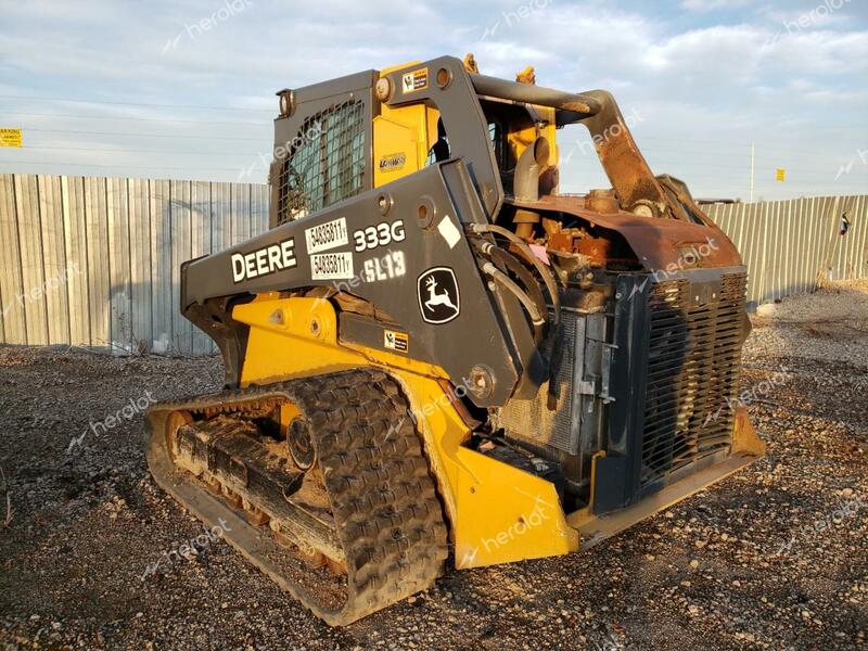 JOHN DEERE SKIDSTEER 2018 yellow   NOVNPLT photo #4