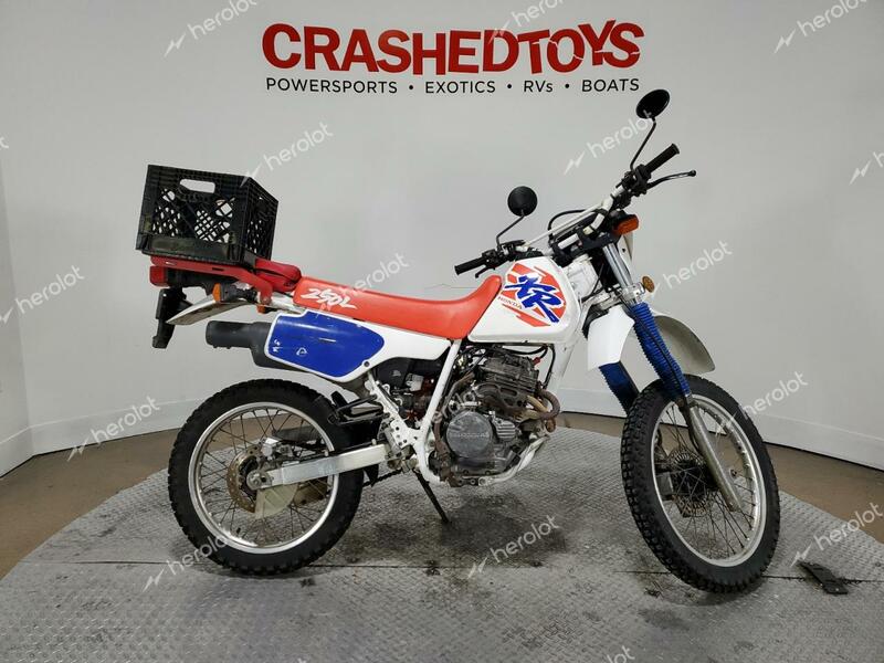 HONDA XR250 L 1994 white dirt gas JH2MD2208RM301661 photo #1