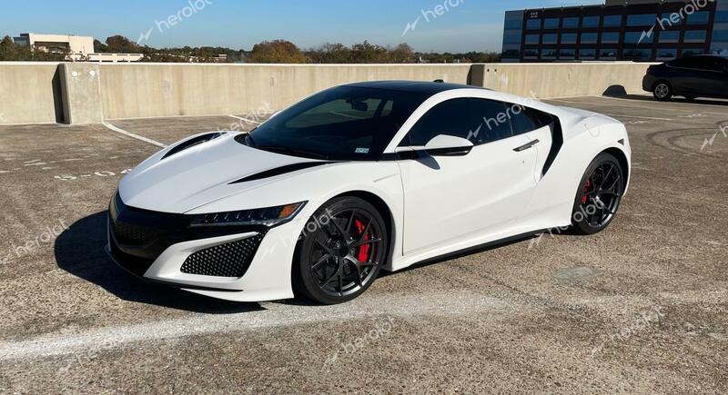 ACURA NSX 2018 white  hybrid engine 19UNC1B05JY000032 photo #3