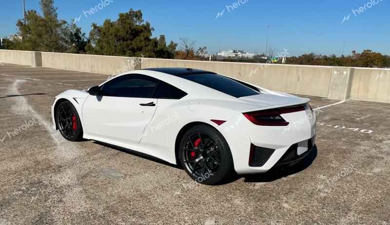 ACURA NSX 2018 white  hybrid engine 19UNC1B05JY000032 photo #4