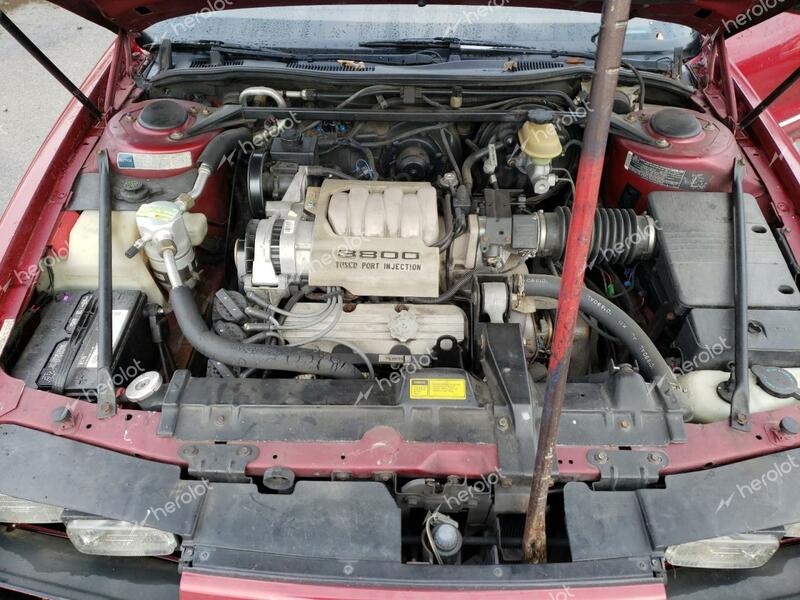 OLDSMOBILE TORONADO 1991 red  gas 1G3EZ13L7MU305954 photo #4