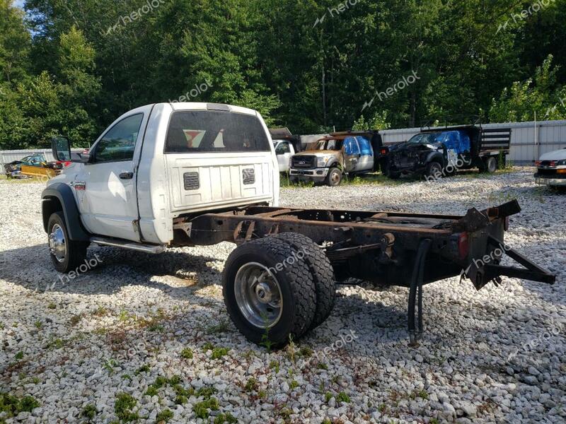 DODGE RAM 4500 S 2008 white chassis diesel 3D6WD66A68G113325 photo #3