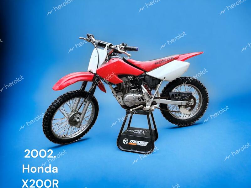 HONDA XR200 R 2002 red   02H0NDAXR200 photo #1