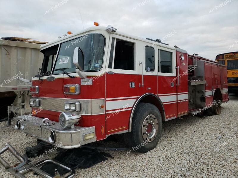 PIERCE MFG. INC. PIERCE 1990 red fire tru diesel 4P1CA02D4LA000521 photo #3