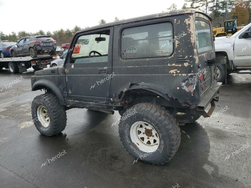 SUZUKI SAMURAI 1986 black  gas JS3JC51VXG4110089 photo #3