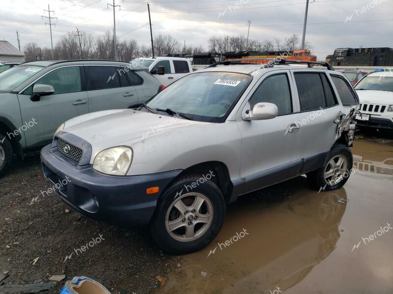 HYUNDAI SANTA FE 2004 gray  gas KM8SB12BX4U834858 photo #1