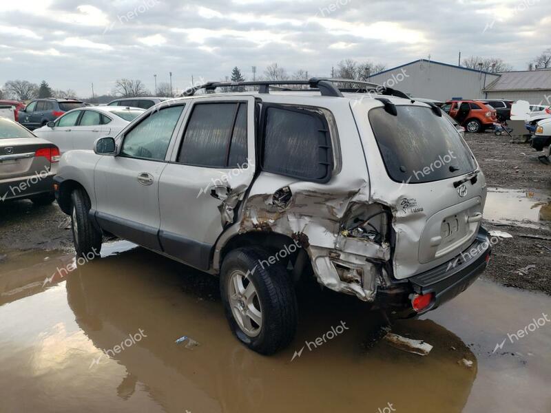 HYUNDAI SANTA FE 2004 gray  gas KM8SB12BX4U834858 photo #3