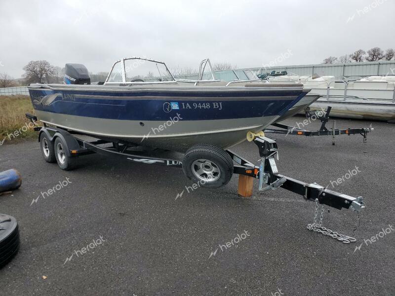 LUND BOAT W/TRL 2001 blue   LUNCJ008C101 photo #1