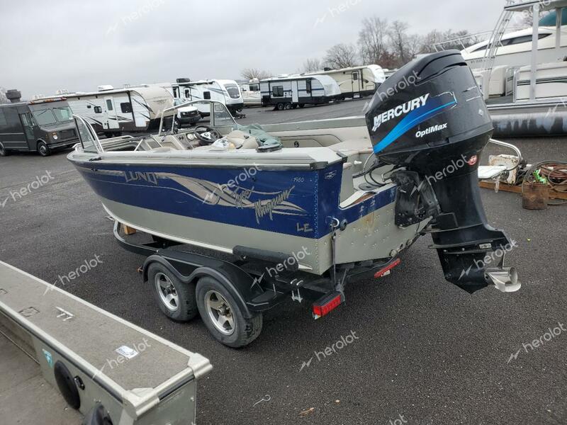 LUND BOAT W/TRL 2001 blue   LUNCJ008C101 photo #4