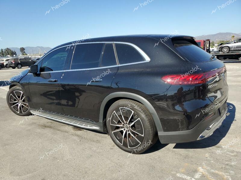 MERCEDES-BENZ EQS SUV 45 2023 black  electric 4JGDM2DB8PA009722 photo #3