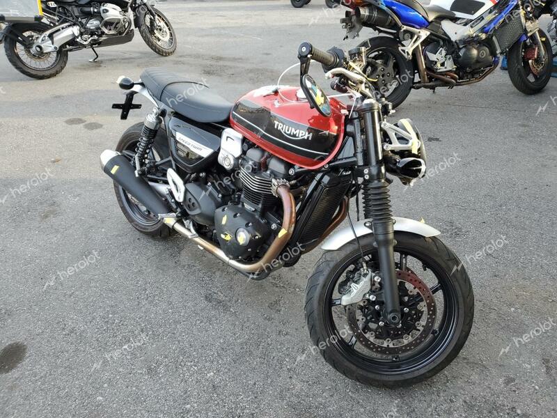 TRIUMPH MOTORCYCLE SPEED TWIN 2019 two tone  gas SMTD54HF0KT933578 photo #1