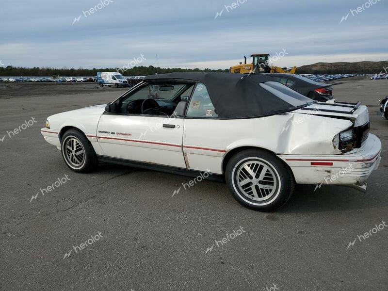 PONTIAC SUNBIRD SE 1992 white  gas 1G2JB34H4N7538333 photo #3