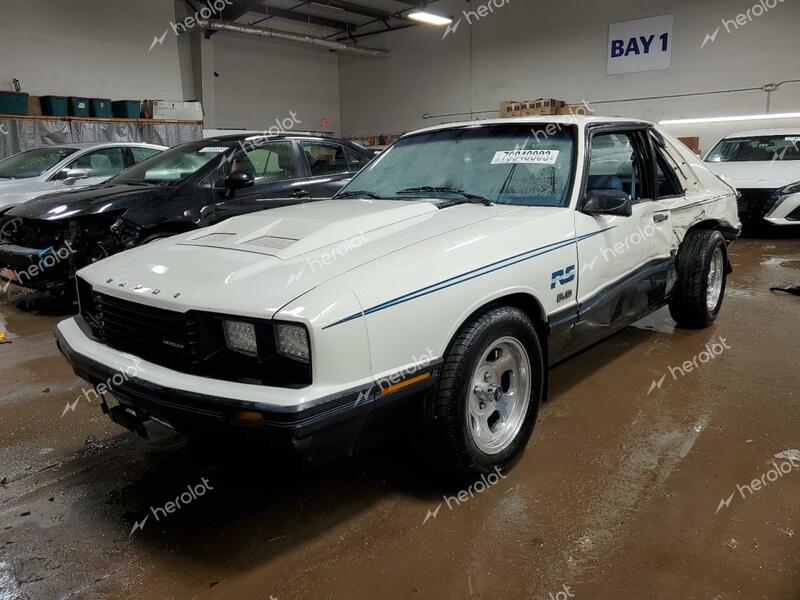 MERCURY CAPRI 1982 white  gas 1MEBP67F2CF607437 photo #1