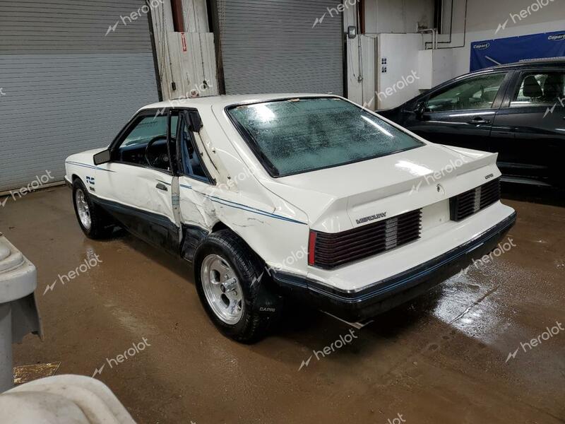 MERCURY CAPRI 1982 white  gas 1MEBP67F2CF607437 photo #3