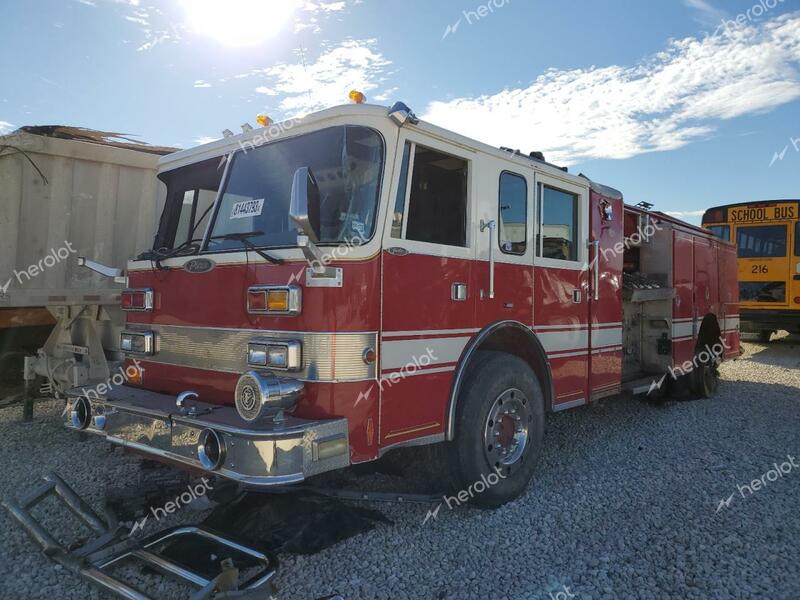 PIERCE MFG. INC. PIERCE 1990 red fire tru diesel 4P1CA02D4LA000521 photo #3