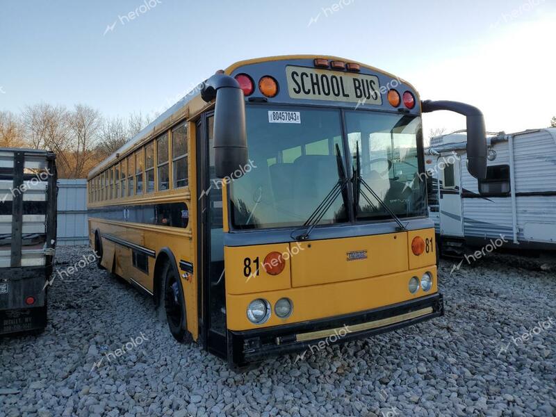 THOMAS SCHOOL BUS 2009 yellow bus diesel 1T7YU4A2991113468 photo #1