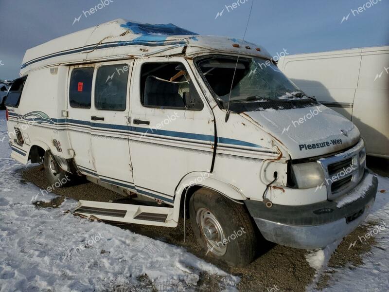 DODGE RAM VAN B3 1998 two tone  gas 2B6KB31YXWK116875 photo #1