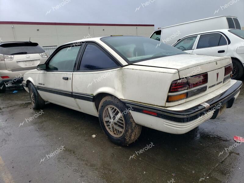 PONTIAC SUNBIRD LE 1991 white  gas 1G2JB14T2M7593600 photo #3